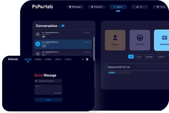 Portal NXT interface